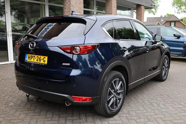 Mazda CX-5 2.5 SkyActiv-G 194 GT-M 4WD TREKHAAK-AFN 360-CAMERA HUD PANO LEER+MEMORY CLIMA CRUISE NAVI STOEL&STUURVERW. BOSE-AUDIO ELEK-ACHTERKLEP DAB 19"LMV 2xKEYLESS