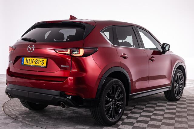 Mazda CX-5 2.0 SkyActiv-G 165 Homura Limited | AUTOMAAT | APPLE CARPLAY | 19 INCH LM | 360 CAMERA | HEAD UP | ADAPTIEF CRUISE CONTROL | STOELVERWARMING | * 6 JAAR FABRIEKSGARANTIE |