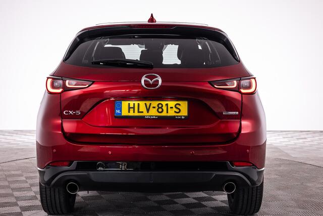 Mazda CX-5 2.0 SkyActiv-G 165 Homura Limited | AUTOMAAT | APPLE CARPLAY | 19 INCH LM | 360 CAMERA | HEAD UP | ADAPTIEF CRUISE CONTROL | STOELVERWARMING | * 6 JAAR FABRIEKSGARANTIE |