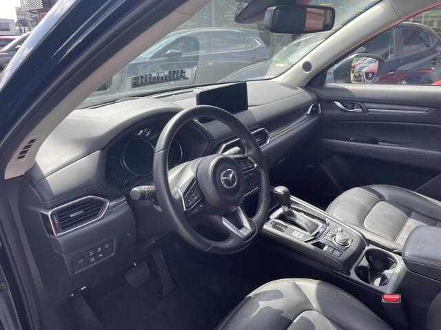 Mazda CX-5 2.5 SkyActiv-G 194 Luxury , Automaat, Trekhaak, Schuifdak, Leder, Adap. Cruise, Stoelverwarming, Stoelverkoeling, Stuurverwarming, Clima, Navi, Apple Carplay, Bose, Elektrische klep, LMV 19 Inch, Alarm