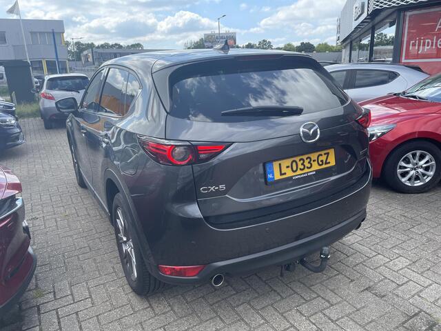 Mazda CX-5 2.0 SkyActiv-G 165 Style Selected , Automaat, Trekhaak, Leder, Bose, Adap. Cruise, HUD, Stoelverwarming, Stoelverkoeling, Stuurverwarming, Navi, Clima, Apple Carplay, Elektrische klep, LMV 19 Inch