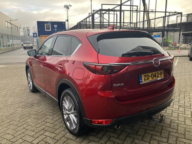 Mazda CX-5 2.5 SkyActiv-G 194 Luxury , Automaat, Trekhaak, Leder, Schuifdak, 360 Camera, Adap.Cruise, Bose, Stoel/Stuurverwarming, Stoelventilatie, Carplay, HUD, PDC, LMV 19 Inch, LKA