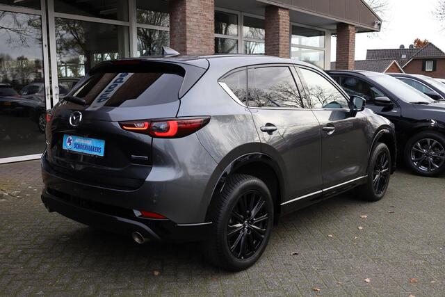 Mazda CX-5 2.0 e-SkyActiv-G M Hybrid 165 Homura 360-CAMERA STOELKOELING STUURVERW. 4xSTOELVERW. HUD/ADD LEER MEMORY BOSE CARPLAY DAB NAVI ELEK.LAADKLEP 19"LMV 2xKEYLESS ENZ!