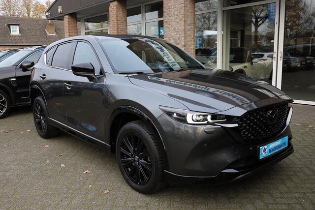Mazda CX-5 2.0 e-SkyActiv-G M Hybrid 165 Homura 360-CAMERA STOELKOELING STUURVERW. 4xSTOELVERW. HUD/ADD LEER MEMORY BOSE CARPLAY DAB NAVI ELEK.LAADKLEP 19"LMV 2xKEYLESS ENZ!