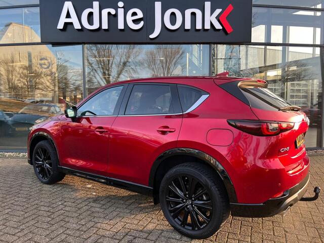 Mazda CX-5 2.0 SkyActiv-G 165 Homura Limited | AUTOMAAT | NED AUTO | 1E EIGENAAR | TREKHAAK | 360 CAMERA | APPLE & ANDROID AUTO | STUUR + STOELVERWARMING | ALL SEASON BANDEN |