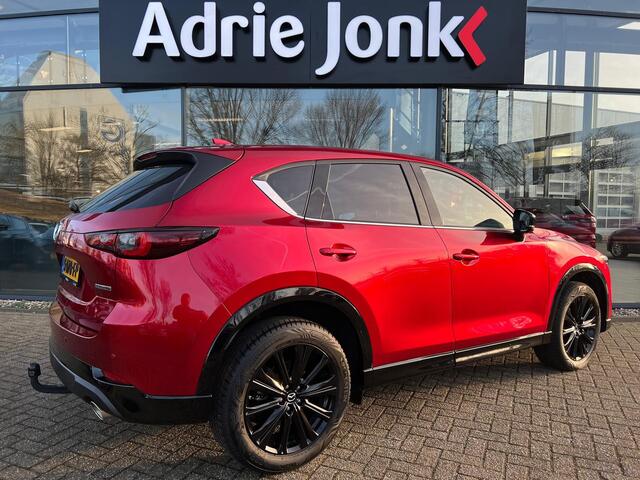 Mazda CX-5 2.0 SkyActiv-G 165 Homura Limited | AUTOMAAT | NED AUTO | 1E EIGENAAR | TREKHAAK | 360 CAMERA | APPLE & ANDROID AUTO | STUUR + STOELVERWARMING | ALL SEASON BANDEN |