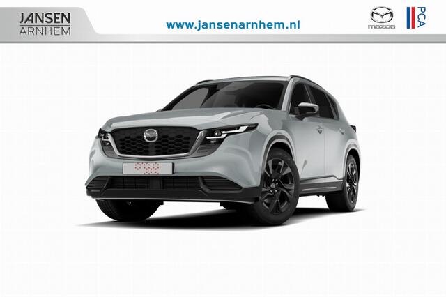 Mazda CX-5 Homura - Zwart lederen interieur | 19-inch lichtmetalen velgen, Black | Alarmsysteem | Automatisch dimmende binnenspiegel met randloos design