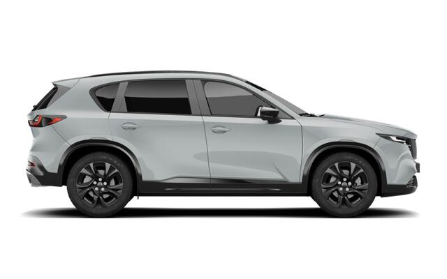 Mazda CX-5 Homura - Zwart lederen interieur | 19-inch lichtmetalen velgen, Black | Alarmsysteem | Automatisch dimmende binnenspiegel met randloos design
