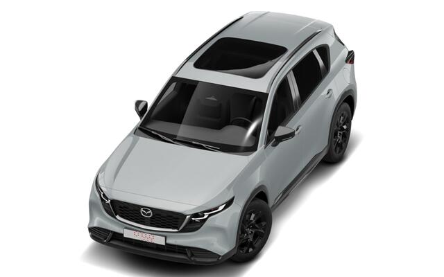 Mazda CX-5 Homura - Zwart lederen interieur | 19-inch lichtmetalen velgen, Black | Alarmsysteem | Automatisch dimmende binnenspiegel met randloos design