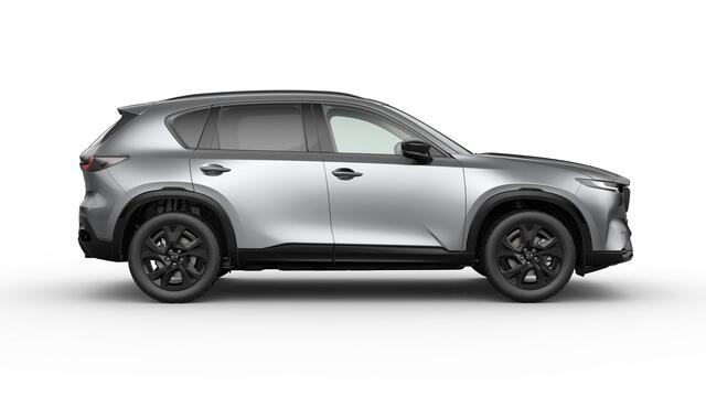 Mazda CX-5 Homura - Tan lederen interieur & Panoramic Pack | 19-inch lichtmetalen velgen, Black | Alarmsysteem | Automatisch dimmende binnenspiegel met randloos design