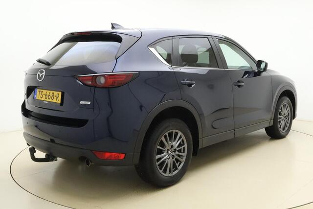Mazda CX-5 2.0 SkyActiv-G Skylease GT 165 PK | Handgeschakeld | Trekhaak | 1800 KG Trekvermogen | Elektrisch verstelbare stoelen | Lederen bekleding | Stoelverwarming | Navigatie | Cruise Control | 1e eigenaar
