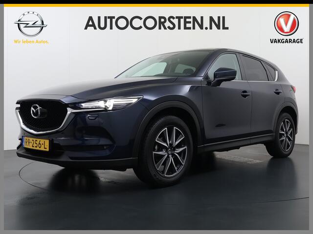 Mazda CX-5 2.0I AUT.6 165pk GT M Elektr.Stoel+Leer+Geheugen+Verwarmd Trekhaak Bose®-Audio Apple Carplay Android Auto Navi Camera Stoel+Stuurverwarming Pdc SkyActiv-G Sky Lease Dodehoek detector Cruise control Led Privacy Glas Bluetooth Lmv 19" Origineel Nederlandse,