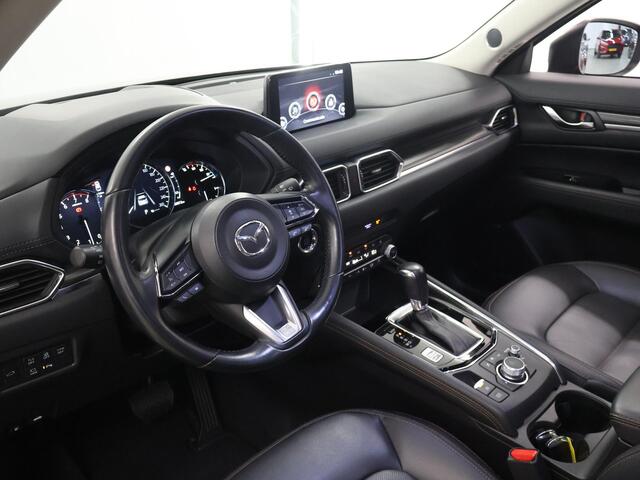 Mazda CX-5 2.0 SkyActiv-G 165 Luxury | 2000kg trekgewicht | Trekhaak | Navigatie | Stoelverwarming/koeling | Ele. verstelbare stoelen + geheugen | 360 Camera | DAB | Apple Carplay/Android Auto | HUD | Bose Audio |