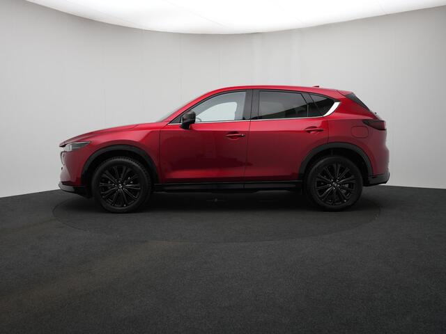 Mazda CX-5 2.0 e-SkyActiv-G Homura automaat met Black Comfort Pack, wegklapbare trekhaak en all-weather banden : dealer onderhouden