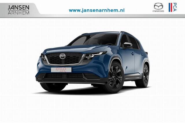 Mazda CX-5 Homura - Tan lederen interieur & Panoramic Pack | 19-inch lichtmetalen velgen, Black | Alarmsysteem | Automatisch dimmende binnenspiegel met randloos design