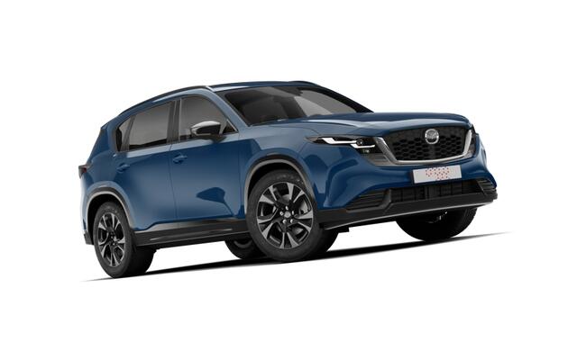 Mazda CX-5 Homura - Tan lederen interieur & Panoramic Pack | 19-inch lichtmetalen velgen, Black | Alarmsysteem | Automatisch dimmende binnenspiegel met randloos design