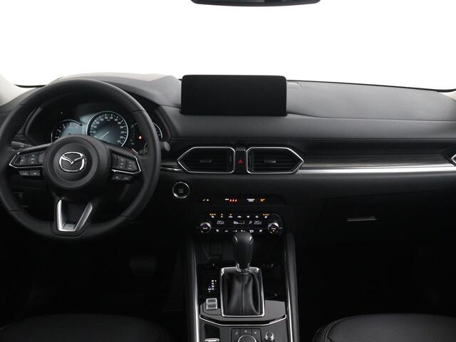 Mazda CX-5 2.0 e-SkyActiv-G M Hybrid 165 Exclusive-Line + Black Comfort pakket Navigatie | PDC v+a en 360 Gr. camera | Leder | Stoelverwarming