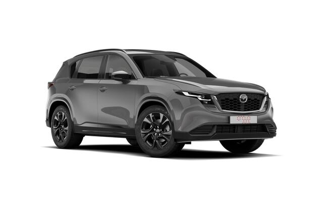 Mazda CX-5 Homura - Zwart lederen interieur | 19-inch lichtmetalen velgen, Black | Alarmsysteem | Automatisch dimmende binnenspiegel met randloos design