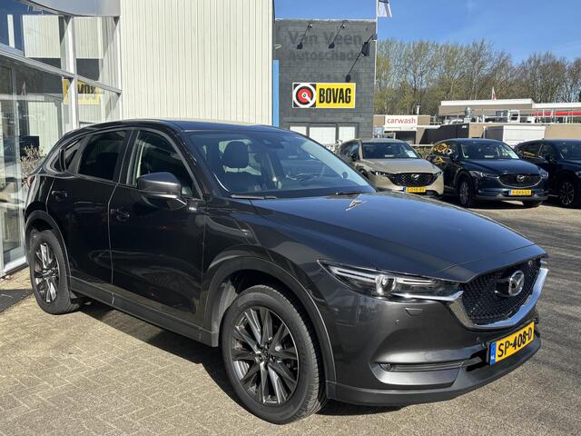 Mazda CX-5 2.0 SkyActiv-G 165 Skylease GT 1 Eig., Dealer Ondh., Leer, Stoelverw., Stuurverw., TrekhaakNavigatie, A-Rij-Camera, 19 inch, lichtmetaal, Bose