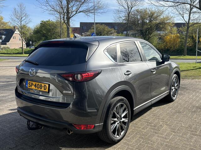 Mazda CX-5 2.0 SkyActiv-G 165 Skylease GT 1 Eig., Dealer Ondh., Leer, Stoelverw., Stuurverw., TrekhaakNavigatie, A-Rij-Camera, 19 inch, lichtmetaal, Bose