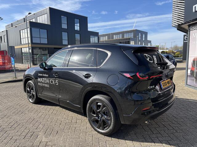 Mazda CX-5 2.5 E-SKYACTIV G 141 M HYBRID Homura , Demovoordeel ¤ 1.000-, Elek.Pano., Tan Leder, Adap.Cruise, Navi, Apple Carplay, 360 Camera, Bose, PDC, HUD, Stoelverwarming/ventilatie, 19" LMV