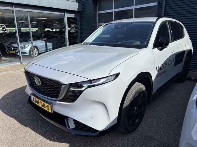 Mazda CX-5 2.5 E-SKYACTIV G 141 M HYBRID Homura , Demovoordeel ¤ 1.000-, Leder, Adap.Cruise, Navi, Apple Carplay, 360 Camera, Bose, PDC, HUD, Stoelverwarming/ventilatie, 19" LMV