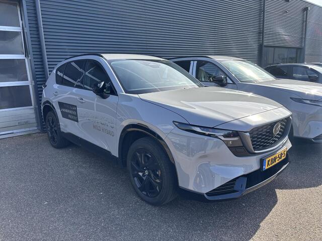 Mazda CX-5 2.5 E-SKYACTIV G 141 M HYBRID Homura , Demovoordeel ¤ 1.000-, Leder, Adap.Cruise, Navi, Apple Carplay, 360 Camera, Bose, PDC, HUD, Stoelverwarming/ventilatie, 19" LMV
