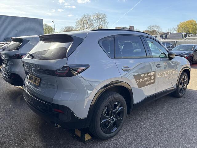 Mazda CX-5 2.5 E-SKYACTIV G 141 M HYBRID Homura , Demovoordeel ¤ 1.000-, Leder, Adap.Cruise, Navi, Apple Carplay, 360 Camera, Bose, PDC, HUD, Stoelverwarming/ventilatie, 19" LMV