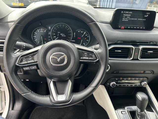 Mazda CX-5 2.0 SkyActiv-G 165 Business Luxury |Wit lederen bekleding| Parkeersensoren voor en achter | Apple-Carplay| Stoelverwarming | Automaat | Achteruitrijcamera | Navigatie |Trekhaak|