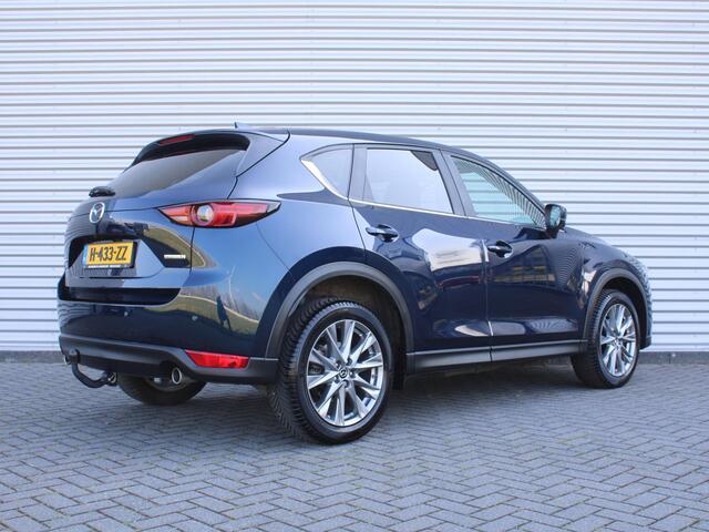 Mazda CX-5 2.0 SkyActiv-G 165 Comfort | Trekhaak | 360 Camera | Stuur-/stoelverwarming | Dodehoek detectie | 19" LM | HUD | Clima | Navi | Cruise | LED | I-active sense pack |