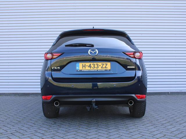 Mazda CX-5 2.0 SkyActiv-G 165 Comfort | Trekhaak | 360 Camera | Stuur-/stoelverwarming | Dodehoek detectie | 19" LM | HUD | Clima | Navi | Cruise | LED | I-active sense pack |