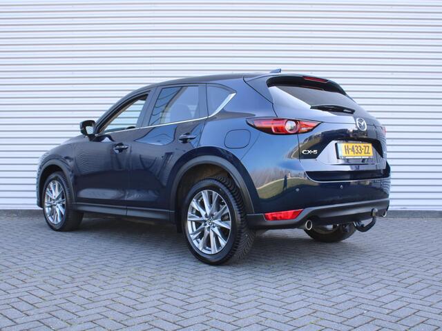 Mazda CX-5 2.0 SkyActiv-G 165 Comfort | Trekhaak | 360 Camera | Stuur-/stoelverwarming | Dodehoek detectie | 19" LM | HUD | Clima | Navi | Cruise | LED | I-active sense pack |