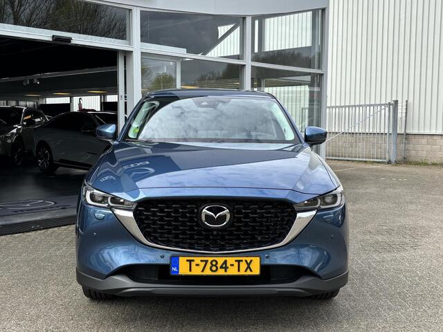 Mazda CX-5 2.0 e-SkyActiv-G M Hybrid 165 Exclusive-Line NL-Auto, 1e Eig., Dealer Onderh. Navigatie, Apple Carplay/ Android Auto, 360 Camera, Elektr-A-Klep., Leer, Stoel Verw., Stoel Ventilatie, Stuur Verw., Head-Up, Trekhaak, Bose