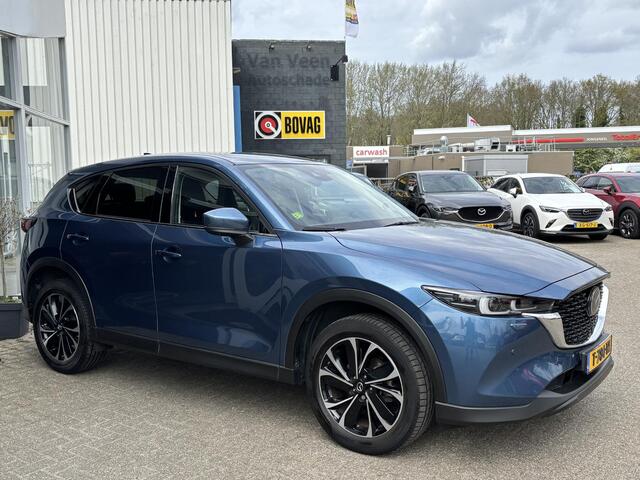 Mazda CX-5 2.0 e-SkyActiv-G M Hybrid 165 Exclusive-Line NL-Auto, 1e Eig., Dealer Onderh. Navigatie, Apple Carplay/ Android Auto, 360 Camera, Elektr-A-Klep., Leer, Stoel Verw., Stoel Ventilatie, Stuur Verw., Head-Up, Trekhaak, Bose