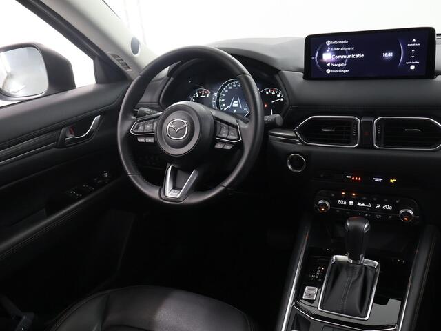 Mazda CX-5 2.0 e-SkyActiv-G M Hybrid 165 Exclusive-Line | Tekhaak | Bose | Winterpakket | Navigatie | Stoelventilatie | Parkeercamera 360° | Leder | Elektr. Verstelbare Stoelen |