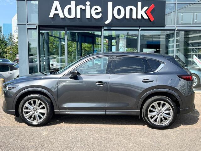 Mazda CX-5 2.0 e-SkyActiv-G M Hybrid 165 Takumi TREKHAAK | LEDER | Bose AUDIO | 360gr. CAMERA | El. A.KLEP | STOELVENTILATIE | STUUR- en STOEL VERWARMING | NED. AUTO | GARANTIE 6-2029 |