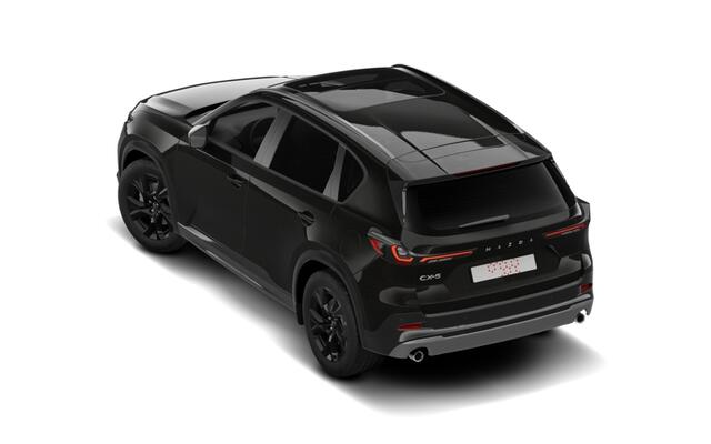 Mazda CX-5 Homura - Zwart lederen interieur | 19-inch lichtmetalen velgen, Black | Alarmsysteem | Automatisch dimmende binnenspiegel met randloos design