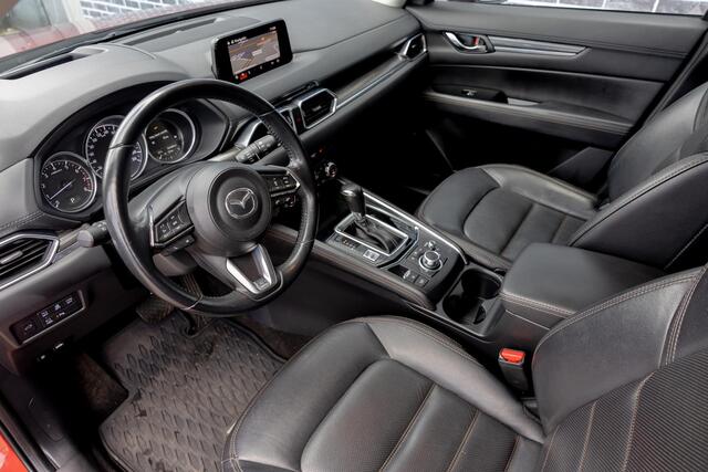 Mazda CX-5 2.5 SkyActiv-G 194 GT-M 4WD | Trekhaak | Head-up display | Adaptive cruise control | Lederden bekleding | Stoelverwarming voor | Elektrisch bedienbare voorstoelen | Bestuurderstoel met geheugenfunctie | Dode hoek detectie | Elektrisch bedienbare achterkle