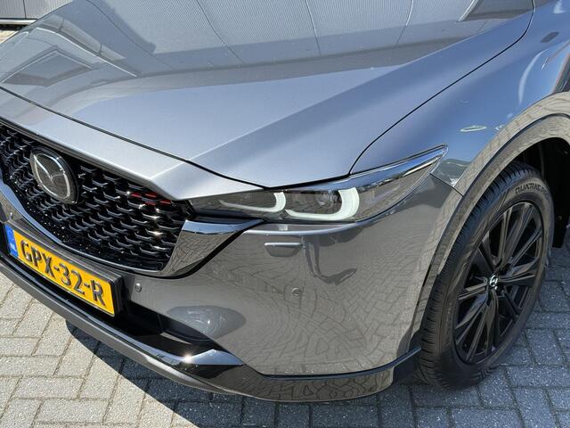 Mazda CX-5 2.0 e-SkyActiv-G M Hybrid 165 Homura / 1e eig / All Season / Trekhaak 2.000 kg / Stoelverkoeling / NL auto / Bose / Leer / 360 camera /