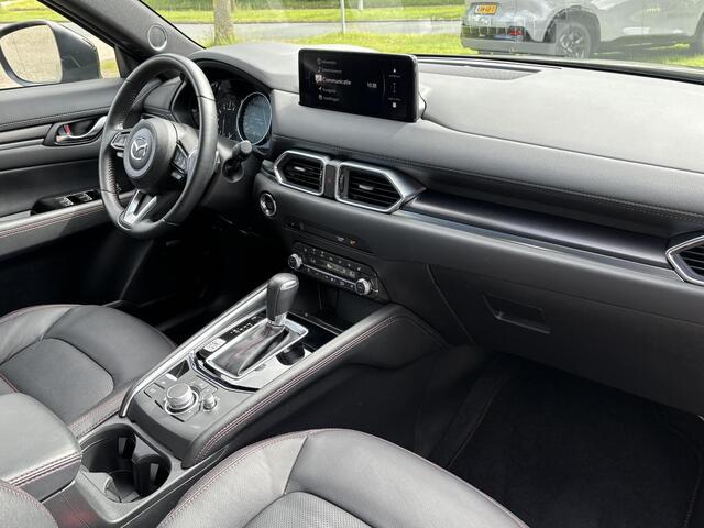 Mazda CX-5 2.0 e-SkyActiv-G M Hybrid 165 Homura 1e Eig., NL-Auto, Dealer Ondh., Navigatie, Apple Carplay / Android Auto, Head-up, 360 Camera, Bose, Leerpakket, Stoel verw + ventilatie., Stuur verw.