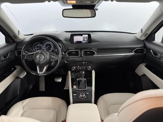 Mazda CX-5 2.5 SkyActiv-G 194 GT-M / Wit leder / Trekhaak / NL Auto / Dealeronderhouden / Bose / 360 camera