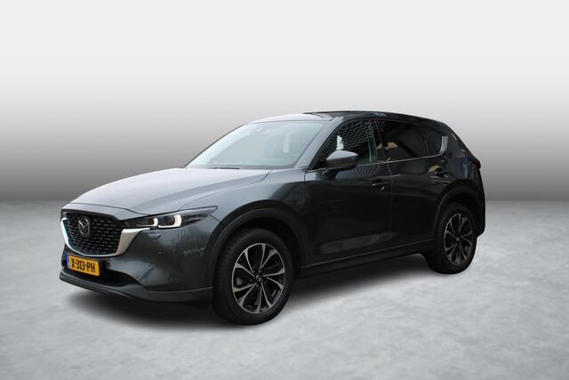 Mazda CX-5 2.0 e-SkyActiv-G M Hybrid 165 Exclusive-Line+Com.P , Automaat, Black Comfort Pack, Leder, Navi, Adap.Cruise, Clima, Apple Carplay, 360 Camera, PDC, HUD, Stuur/Stoelverwarming, 19" LMV