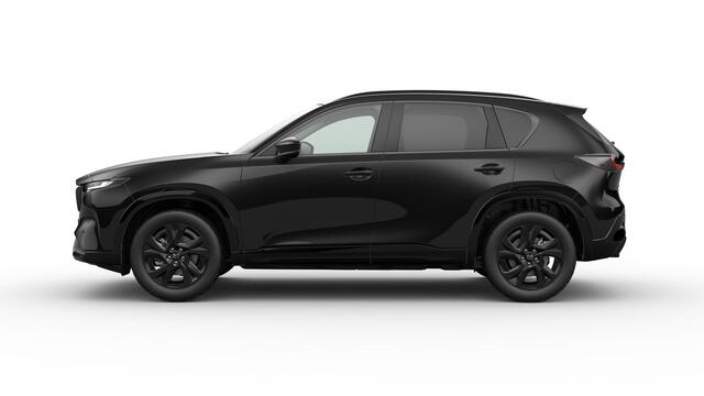 Mazda CX-5 Homura - Tan lederen interieur | 19-inch lichtmetalen velgen, Black | Alarmsysteem | Automatisch dimmende binnenspiegel met randloos design