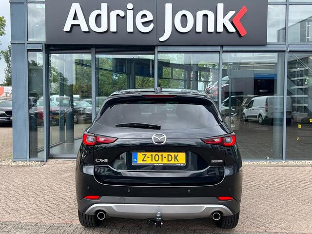 Mazda CX-5 2.0 e-SkyActiv-G M Hybrid 165 Newground AUTOMAAT | TREKHAAK | 360gr. CAMERA | NAVIGATIE | APPLE + ANDROID | HEAD-UP DISPLAY | 19"LM VELGEN | EL.A. KLEP |