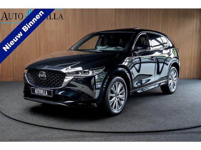 Mazda CX-5 2.5 SkyActiv-G 194 HUD Leder Bose 360 ° Memory seats Navi Matrix LED PDC Stuur- & stoelverwarming Elektr. bedienbare achterklep Climate C. Cruise C. LM velgen BTW auto!