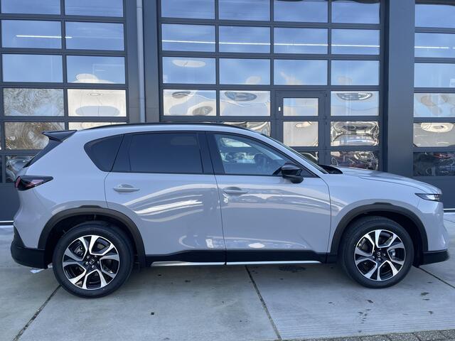 Mazda CX-5 2.5 E-SKYACTIV G 141 M HYBRID AUTOMAAT Centre-Line NAVI | APPLE CARPLAY /ANDROID | ACHTERUITRIJCAMERA | 19 INCH LMV | 2000 KG TREKGEWICHT | AERO-PACK | TREKHAAK VOLLEDIG ELEKTRISCH UITKLAPBAAR "HANDSFREE" | BLACK-PACK