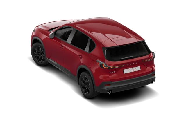 Mazda CX-5 Homura - Zwart lederen interieur | 19-inch lichtmetalen velgen, Black | Alarmsysteem | Automatisch dimmende binnenspiegel met randloos design