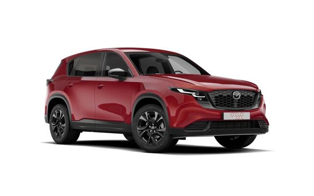 Mazda CX-5 Homura - Zwart lederen interieur | 19-inch lichtmetalen velgen, Black | Alarmsysteem | Automatisch dimmende binnenspiegel met randloos design