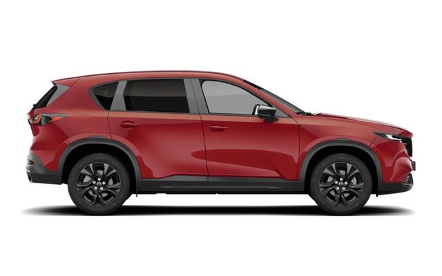 Mazda CX-5 Homura - Zwart lederen interieur | 19-inch lichtmetalen velgen, Black | Alarmsysteem | Automatisch dimmende binnenspiegel met randloos design