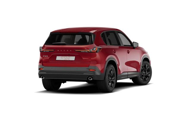 Mazda CX-5 Homura - Zwart lederen interieur | 19-inch lichtmetalen velgen, Black | Alarmsysteem | Automatisch dimmende binnenspiegel met randloos design